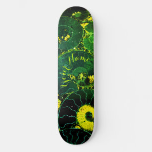 Nautilus shell design skateboard