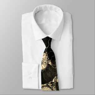 Nautilus shell design tie