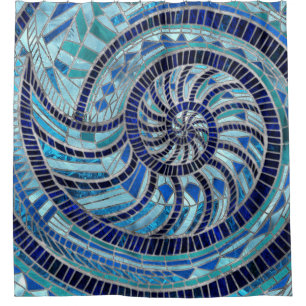 Nautilus Shell mosaic art