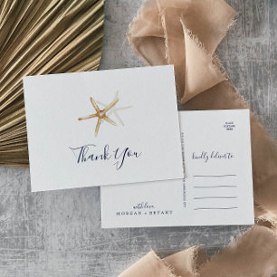 Nautique moderne   Carte postale Merci Starfish