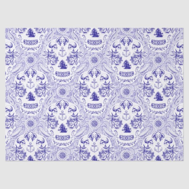 NautiSkull Tissue Paper (Front)