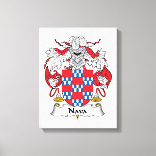 Nava Family Crest Canvas Print