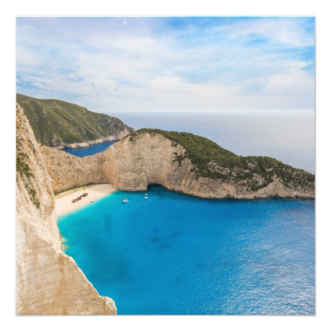 Navagio Beach Greece Photo Print – Zakynthos  (Front)