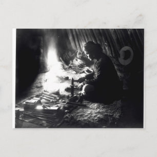 Navaho silversmith, c.1915 postcard