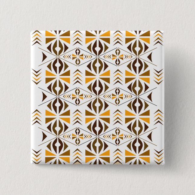 Navajo 2 Inch Square Button (Front)