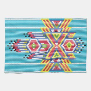 Navajo Bead Design Kitchen Towel