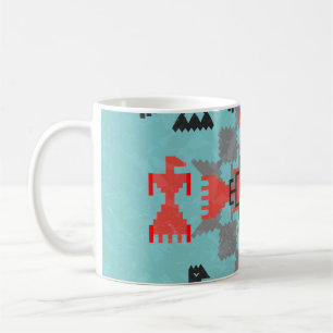 Navajo Birds, Ethnic Tribal Vintage. Coffee Mug