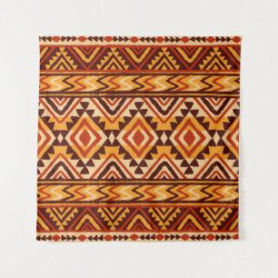 Navajo Ethnic Ornament: Vintage Seamless Tapestry