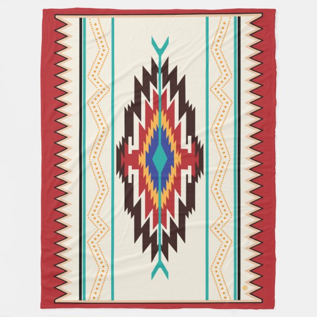 Navajo Fleece Blanket (Front)