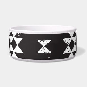 Navajo Geometric: Black White Tribal.