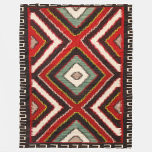 Navajo Horse Saddle Blanket 1890s Print