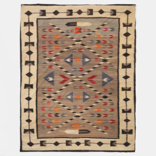 NAVAJO HORSE SADDLE BLANKET PRINT FROM  1900