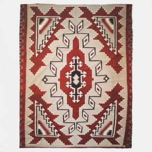NAVAJO INDIAN (Simulated) Fleece Blankets