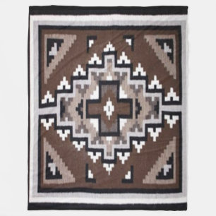 NAVAJO INDIAN (Simulated) Fleece Blankets