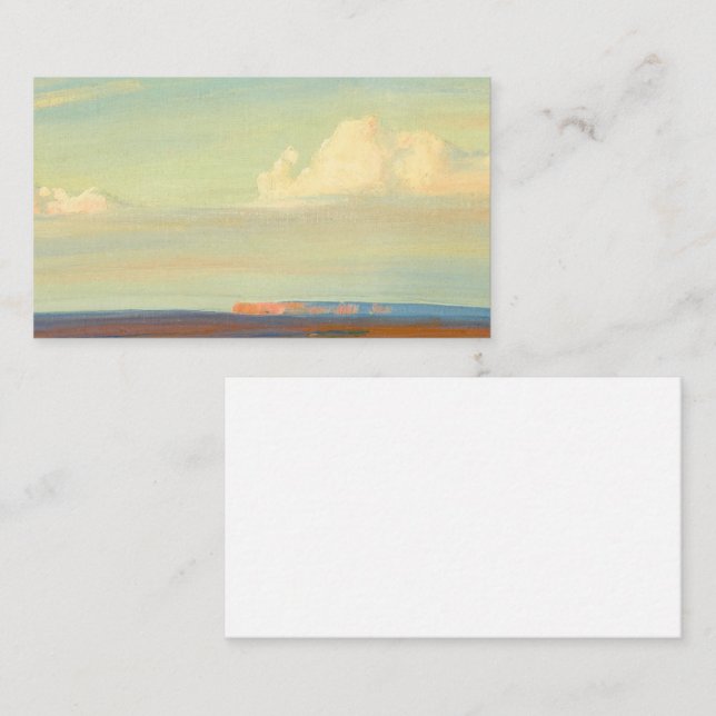 Navajo Land, Southwest of Chinle by Maynard Dixon Business Card (Front/Back)