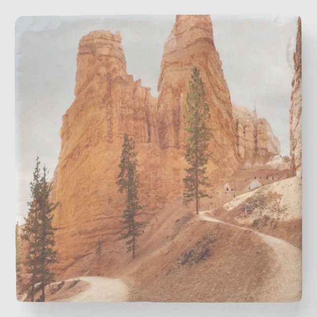 Navajo Loop Trail, Bryce Canyon Stone Coaster (Front)