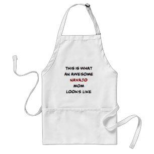 navajo mom, awesome adult apron