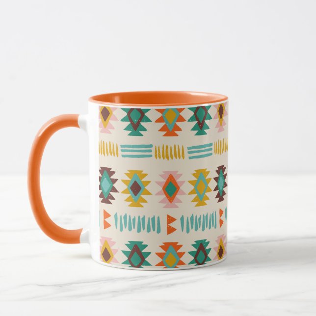 Navajo Native American Pattern Mug (Left)