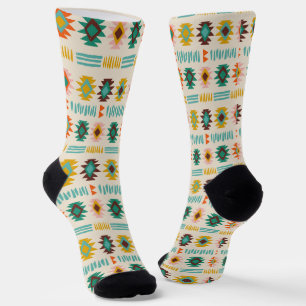 Navajo Native American Pattern Socks