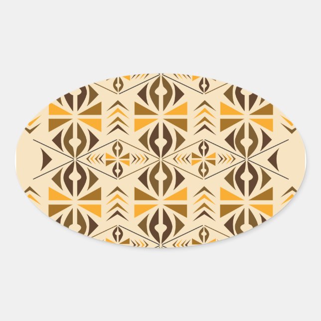 Navajo Oval Sticker (Front)