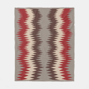 Navajo Pattern -3 Fleece Blanket