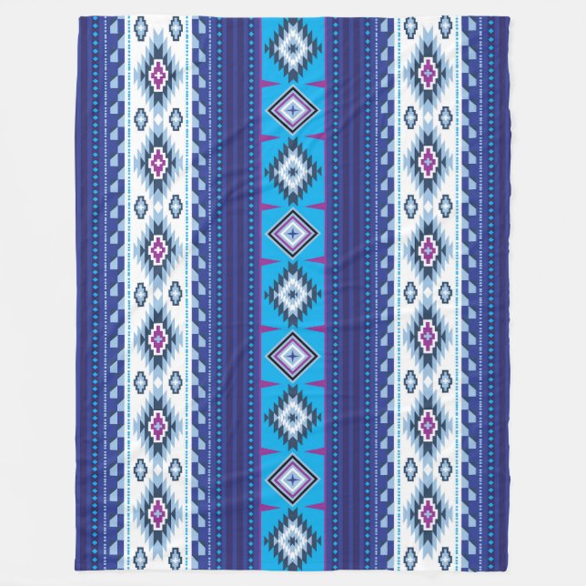 Navajo Pattern Design-11 Blanket (Front)