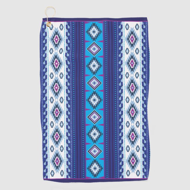 Navajo Pattern Design-11 Golf Towel (Front)