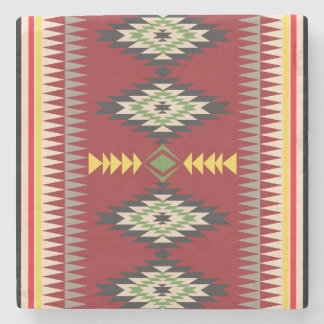 Navajo Pattern Stone Coaster