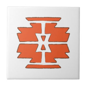 Navajo Print - Southwest Indian Design Tile