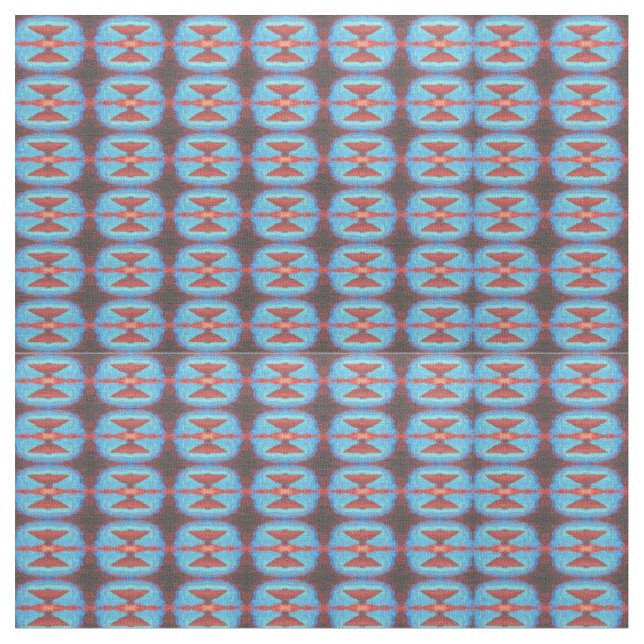 Navajo red rocks Thunder_Cove  Fabric (Close Up)