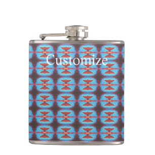Navajo red rocks Thunder_Cove Hip Flask