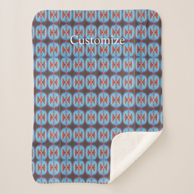 Navajo red rocks Thunder_Cove  Sherpa Blanket (Front)