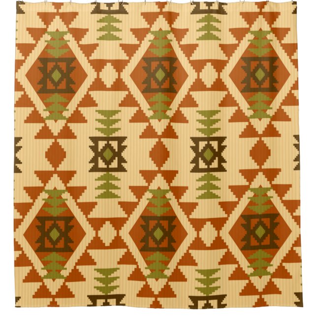 Navajo style ethnic tribal geometric seamless Vint (Front)