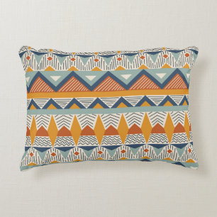 Navajo Style Seamless Pattern Design Accent Pillow