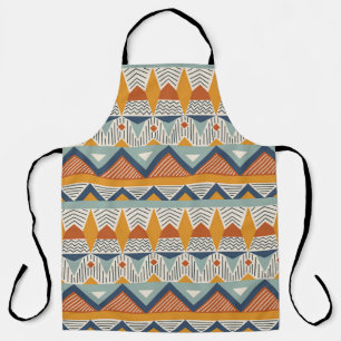 Navajo Style Seamless Pattern Design Apron