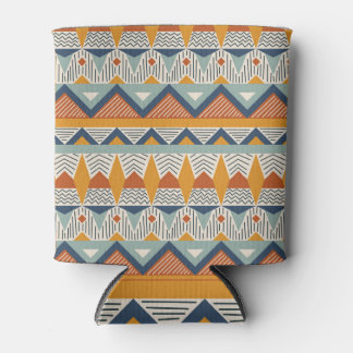 Navajo Style Seamless Pattern Design Can Cooler