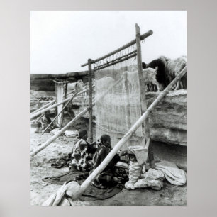 Navajo weavers, c.1914 poster