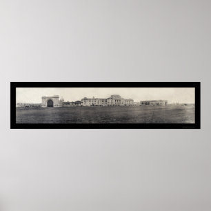 Naval Academy Buildings Photo 1909 Poster