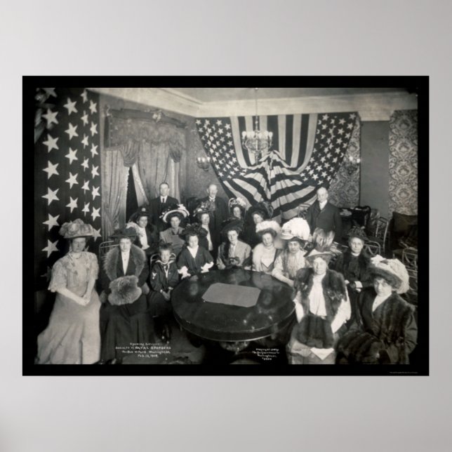 Naval Academy Sponsors Photo 1908 Poster (Front)