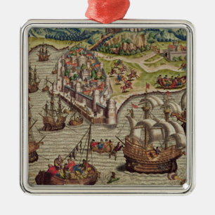 Naval Combat Metal Ornament