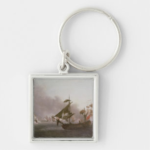 Naval Combat off the Isle of Grenada Keychain