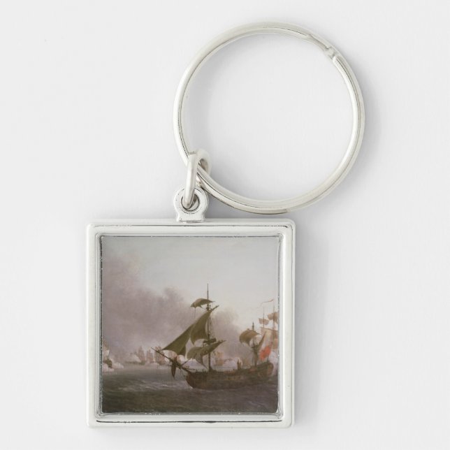 Naval Combat off the Isle of Grenada Keychain (Front)