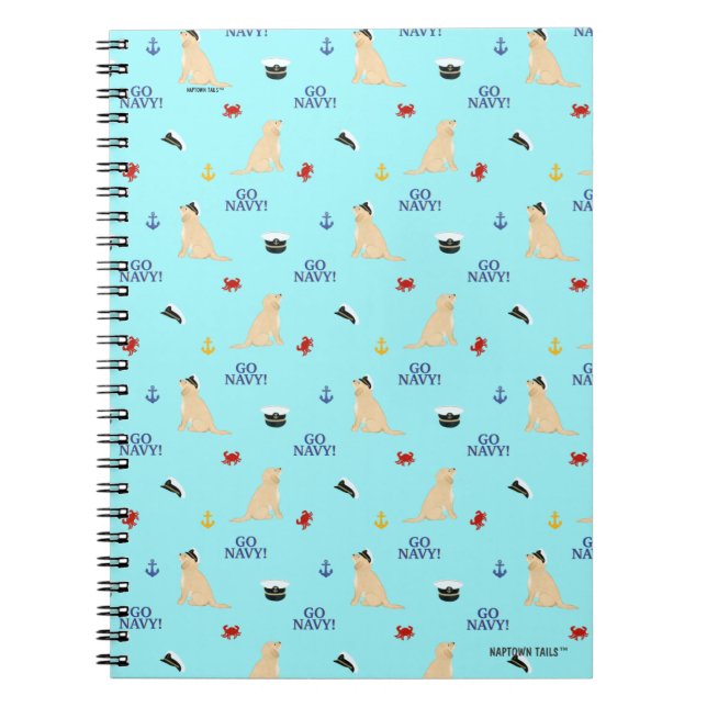 Naval Dogs Spiral Notebook Journal (Front)