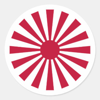 Naval Ensign Japan, Japan Classic Round Sticker