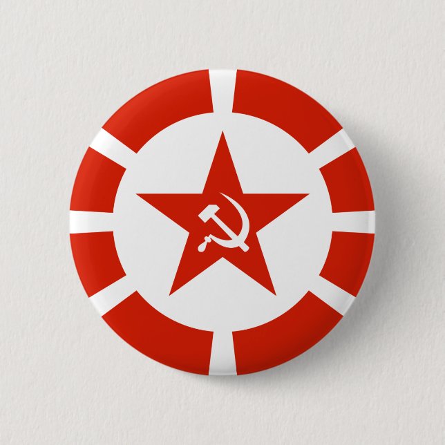 Naval Flag 1923 2 Inch Round Button (Front)