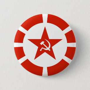 Naval Flag 1923 2 Inch Round Button