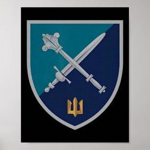 Naval Infantry Corps Command (ukraine) Ukrainian M Poster