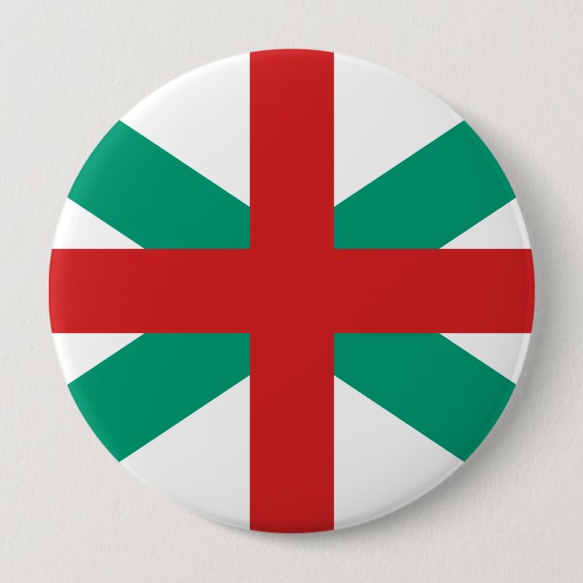 Naval Jack bulgaria, Bulgaria 4 Inch Round Button (Front)