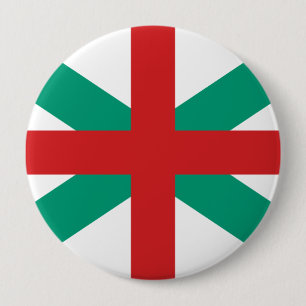 Naval Jack bulgaria, Bulgaria 4 Inch Round Button