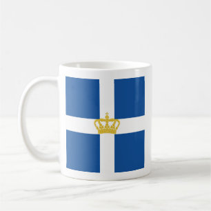 Naval Jack Kingdom Greece, Greece Coffee Mug